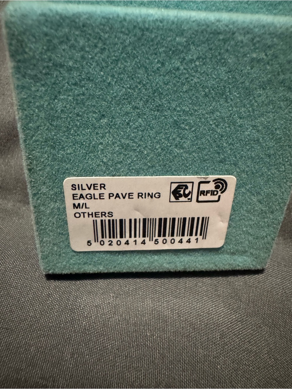 Kurt Geiger Silver Eagle Pavé Ring - Picture 3 of 5